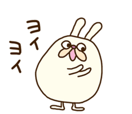 Chubby rabbit (Pukuusa) sticker #14584405