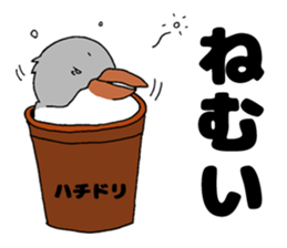 Bowl bird sticker #14585301