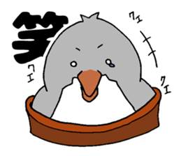 Bowl bird sticker #14585303