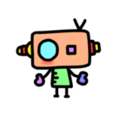 star robots sticker #14585486