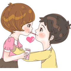 Sweet cutie couple in love (Eng)