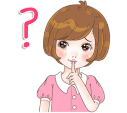 Sweet cutie couple in love (Eng) sticker #14586759