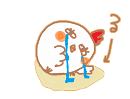 chicken named torikooooo sticker #14587047