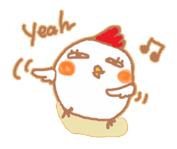 chicken named torikooooo sticker #14587048