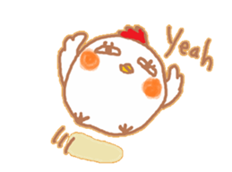 chicken named torikooooo sticker #14587049