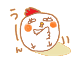 chicken named torikooooo sticker #14587053
