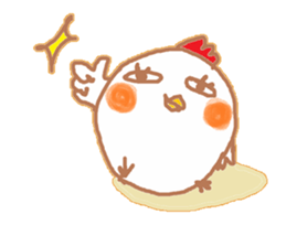chicken named torikooooo sticker #14587059