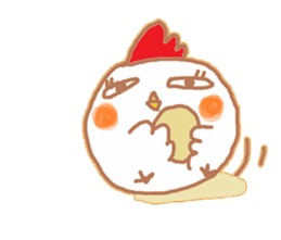 chicken named torikooooo sticker #14587061