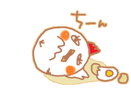 chicken named torikooooo sticker #14587063