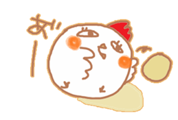 chicken named torikooooo sticker #14587064