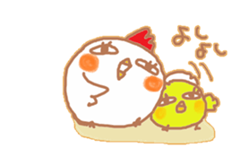 chicken named torikooooo sticker #14587075