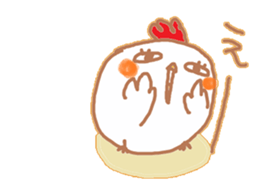 chicken named torikooooo sticker #14587077