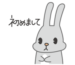 cute usakichi sticker sticker #14587358
