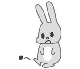 cute usakichi sticker sticker #14587365