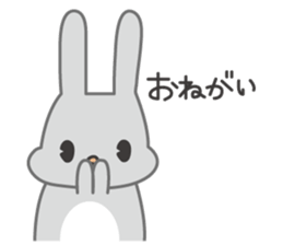 cute usakichi sticker sticker #14587371