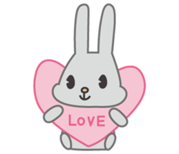 cute usakichi sticker sticker #14587387