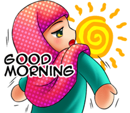 ULTRA CUTE HIJAB 2 sticker #14587704