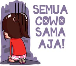 Cewek PMS sticker #14587742