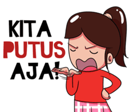 Cewek PMS sticker #14587750