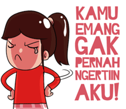 Cewek PMS sticker #14587756