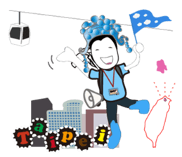 World Travel Diary - Taiwan sticker #14588182