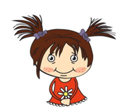 Personality Girl in Actions sticker #14588243