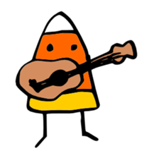 Candy Corn Boy sticker #14588270