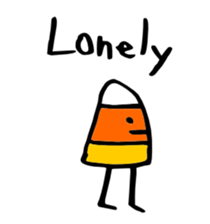 Candy Corn Boy sticker #14588273