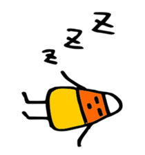 Candy Corn Boy sticker #14588274