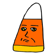Candy Corn Boy sticker #14588278