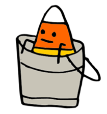 Candy Corn Boy sticker #14588279
