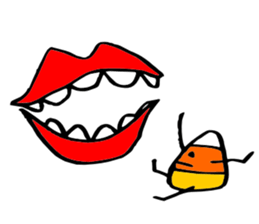 Candy Corn Boy sticker #14588283