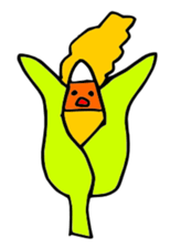 Candy Corn Boy sticker #14588291