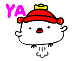 CAO NI MA and LA JI : New Year sticker #14588294