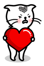 Heart Cat - v1 sticker #14588631