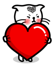 Heart Cat - v1 sticker #14588632