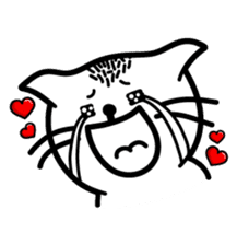Heart Cat - v1 sticker #14588639