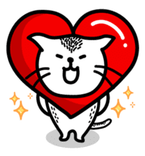 Heart Cat - v1 sticker #14588644