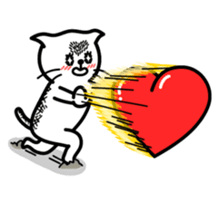 Heart Cat - v1 sticker #14588648
