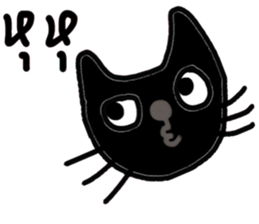 Black Cat, Dark Cat, Nice Cat sticker #14588723