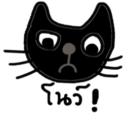 Black Cat, Dark Cat, Nice Cat sticker #14588728