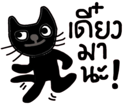 Black Cat, Dark Cat, Nice Cat sticker #14588734
