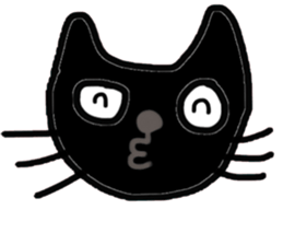 Black Cat, Dark Cat, Nice Cat sticker #14588737