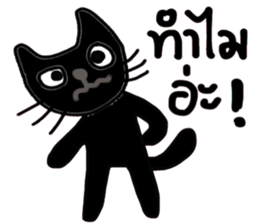 Black Cat, Dark Cat, Nice Cat sticker #14588738