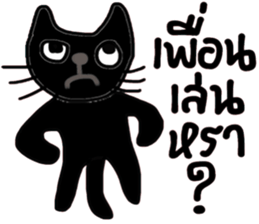 Black Cat, Dark Cat, Nice Cat sticker #14588740