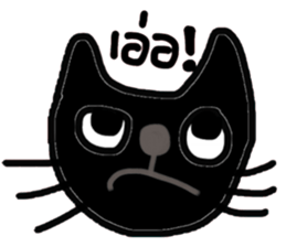Black Cat, Dark Cat, Nice Cat sticker #14588745