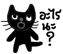 Black Cat, Dark Cat, Nice Cat sticker #14588748
