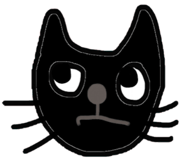 Black Cat, Dark Cat, Nice Cat sticker #14588750