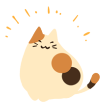 Honobono Umeko and cat sticker #14589217