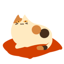 Honobono Umeko and cat sticker #14589224